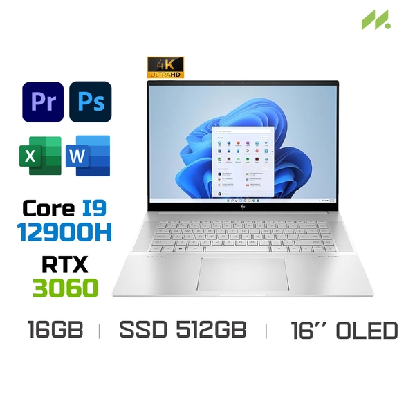 [🛒🇻🇳]Laptop HP Envy 16-h0206TX 7C0T3PA (i9-12900H, RTX 3060, Ram 16GB DDR5, SSD 512GB, 16 Inch OLED 4K, Touchscreen) - HP , SKU - 7C0T3PA - memoryzone.com.vn 🇻🇳🛒Top1Shop🛒 🇻🇳Top1Vietnam🇻🇳 🛍🛒🇻🇳