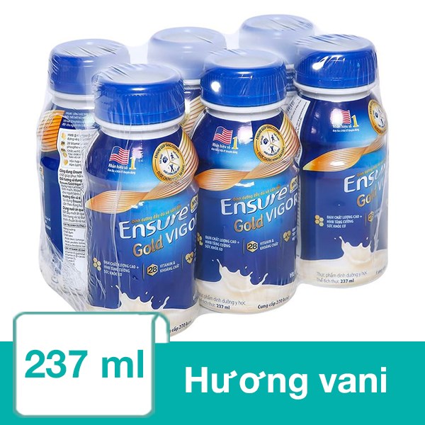 [🛒🇻🇳]Lốc 6 chai sữa bột người lớn pha sẵn Ensure Gold Vigor hương vani 237 ml – Ensure , SKU – 193624 – avakids.com 🇻🇳🛒Top1Shop🛒 🇻🇳Top1Vietnam🇻🇳 🛍🛒🇻🇳