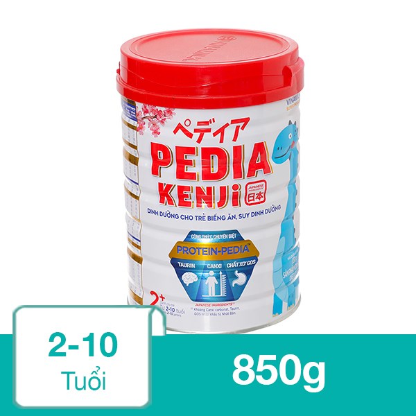 [🛒🇻🇳]Sữa bột Vinamilk Pedia Kenji số 2 850g (2 – 10 tuổi) dành cho trẻ suy dinh dưỡng, thấp còi – Vinamilk , SKU – 282763 – avakids.com 🇻🇳🛒Top1Shop🛒 🇻🇳Top1Vietnam🇻🇳 🛍🛒🇻🇳