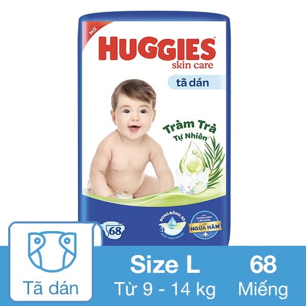 [🛒🇻🇳]Tã dán Huggies Skincare size L 68 miếng (9 – 14 kg) – Giao bao bì ngẫu nhiên – Huggies , SKU – 216257 – avakids.com 🇻🇳🛒Top1Shop🛒 🇻🇳Top1Vietnam🇻🇳 🛍🛒🇻🇳