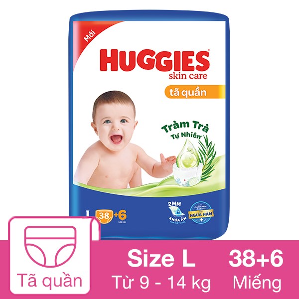 [🛒🇻🇳]Tã quần Huggies Skincare size L 38 + 6 miếng (9 – 14 kg) – Giao bao bì ngẫu nhiên – Huggies , SKU – 228176 – avakids.com 🇻🇳🛒Top1Shop🛒 🇻🇳Top1Vietnam🇻🇳 🛍🛒🇻🇳