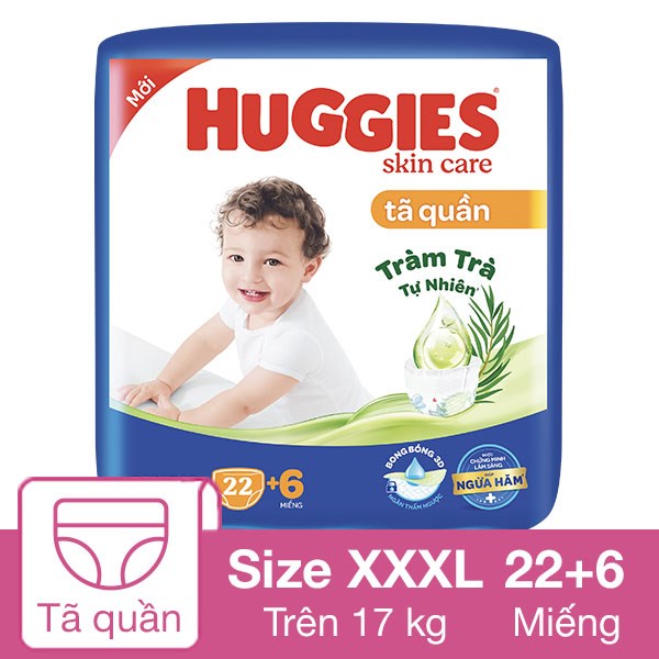[🛒🇻🇳]Tã quần Huggies Skincare size XXXL 22 + 6 miếng (Trên 17 kg) – Huggies , SKU – 316241 – avakids.com 🇻🇳🛒Top1Shop🛒 🇻🇳Top1Vietnam🇻🇳 🛍🛒🇻🇳