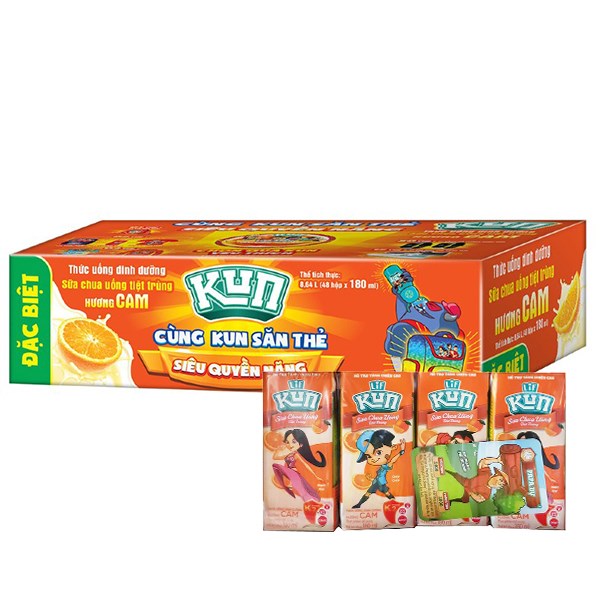 [🛒🇻🇳]Thùng 48 hộp sữa chua uống LiF Kun vị cam 180 ml (từ 2 tuổi) – Kun , SKU – 85851 – avakids.com 🇻🇳🛒Top1Shop🛒 🇻🇳Top1Vietnam🇻🇳 🛍🛒🇻🇳