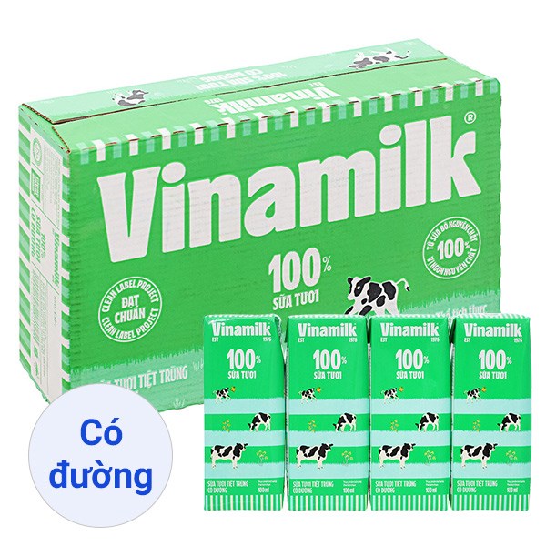 [🛒🇻🇳]Thùng 48 hộp sữa tươi tiệt trùng Vinamilk có đường 180 ml (từ 1 tuổi) – Vinamilk , SKU – 85844 – avakids.com 🇻🇳🛒Top1Shop🛒 🇻🇳Top1Vietnam🇻🇳 🛍🛒🇻🇳