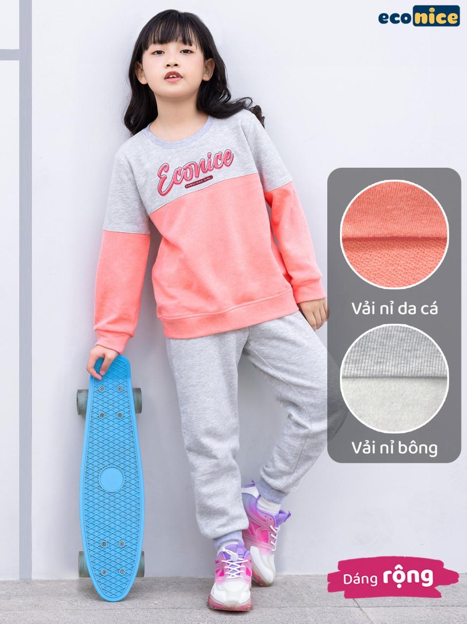 [🛒🇻🇳]Bộ đồ nỉ bé gái Econice E23bng01 – EcoNice , SKU – – unifriend.vn 🇻🇳🛒Top1Shop🛒 🇻🇳Top1Vietnam🇻🇳 🛍🛒🇻🇳