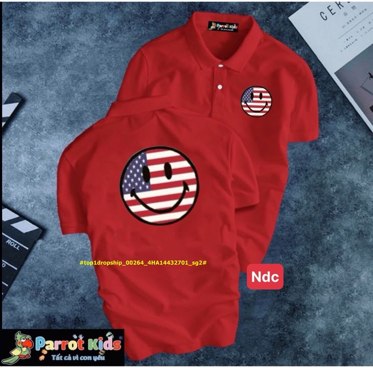 [🆕🇻🇳] Phân Phối – Bán Buôn – Bán Sỉ Vkids 😎❤️️⭐️ – ☘️Buôn_sỉ_SG☘️ Áo bé trai, cổ trụ, chất cotton, màu đẹp, đường may  …