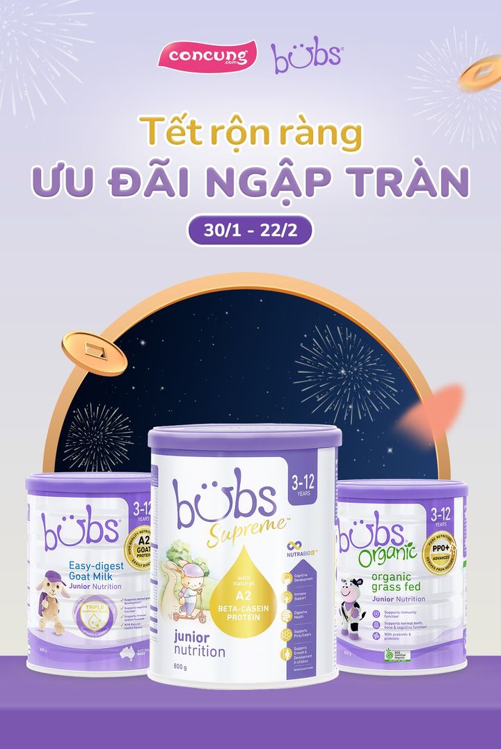 [👶🇻🇳] Con Cưng – Mang đến những sản phẩm tốt nhất cho trẻ em Việt Nam 😎❤️️⭐️ – 🎉 TẾT RỘN RÀNG, BUBS NGẬP TRÀN ƯU ĐÃI  🎉[Từ 30/1 – 22/2] Ba mẹ ơi, đầu n …