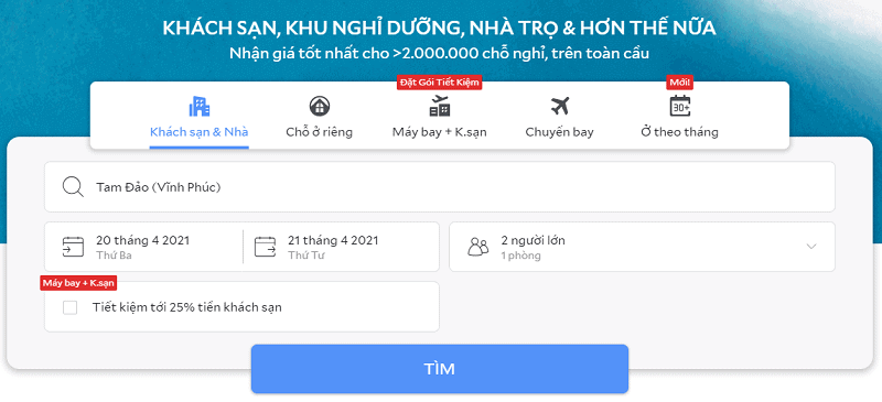 Hướng dẫn đặt phòng qua Agoda, Cách đặt phòng qua Agoda