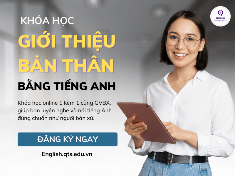 Khóa học giới thiệu bản thân bằng tiếng Anh