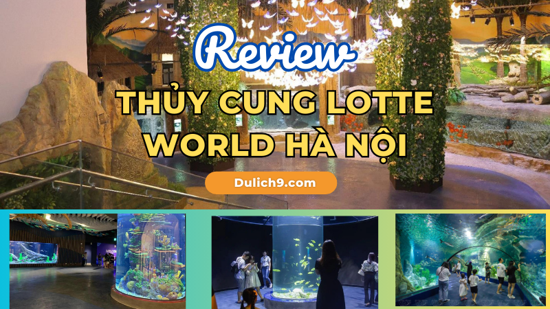 Review Thủy cung Lotte World Hà Nội có gì, hình ảnh