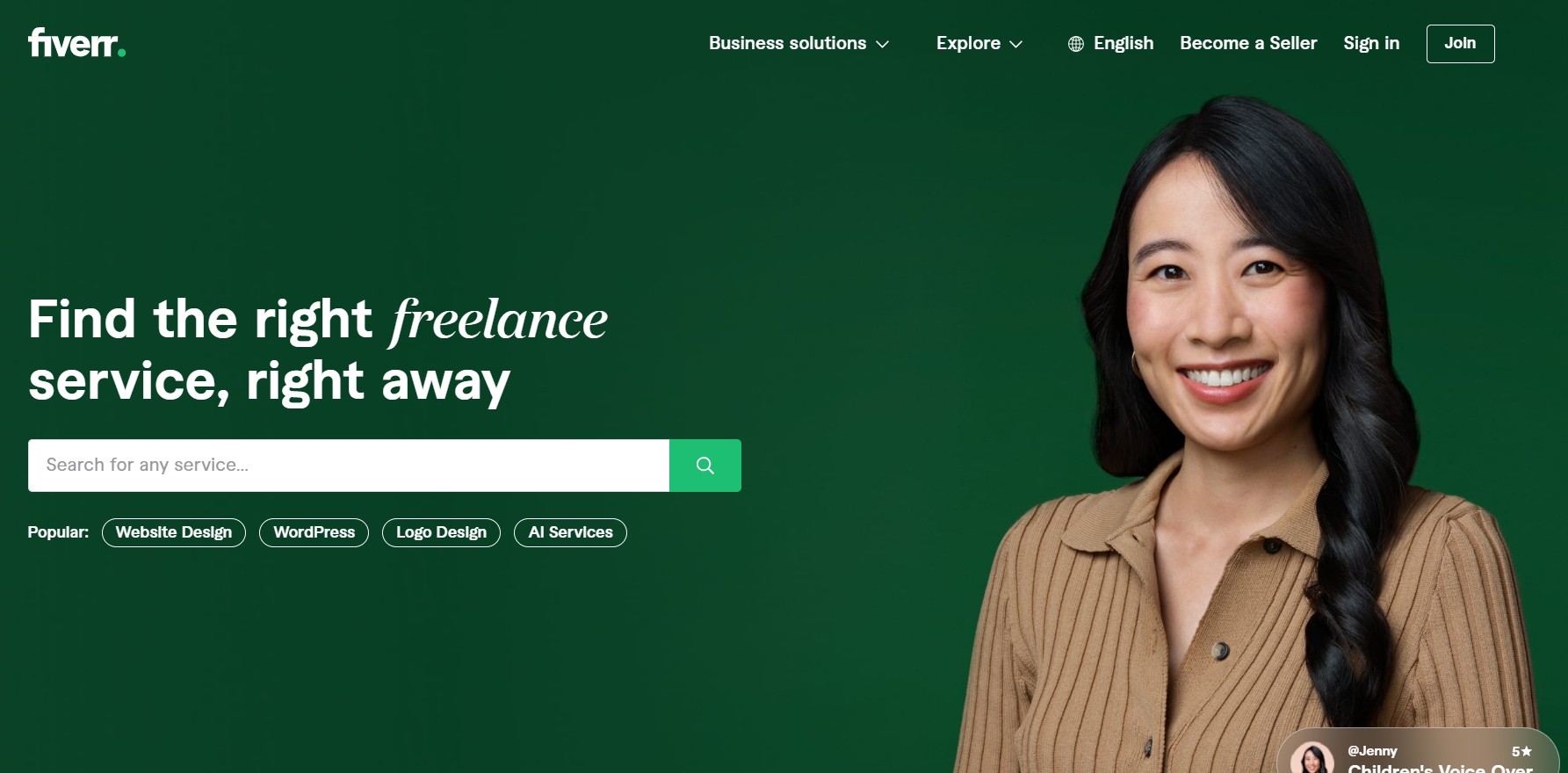 Trang web kiếm tiền Fiverr