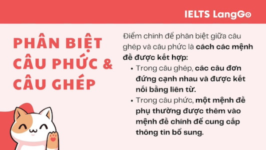 Phân biệt Câu Phức và Câu ghép như thế nào?