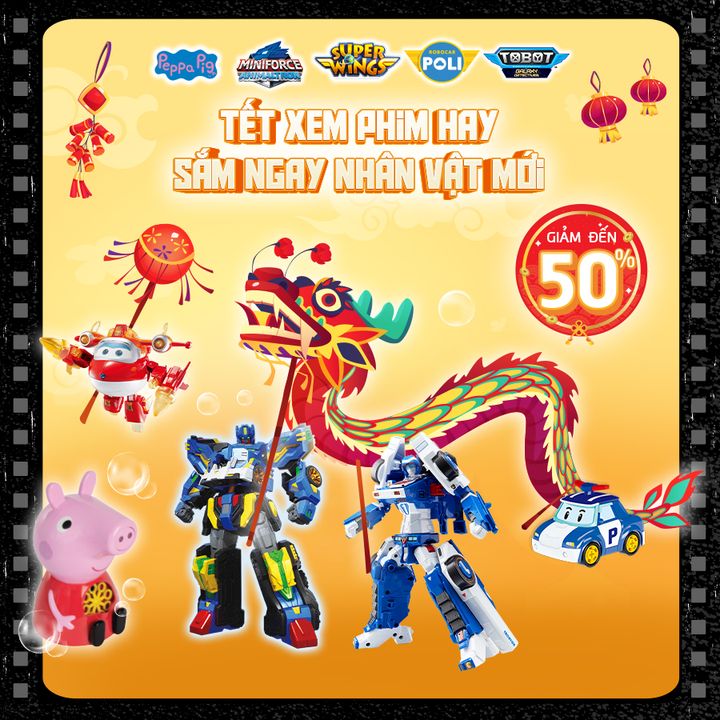 [🧸️🇻🇳] Mykingdom – Đồ Chơi Chính Hãng – An Toàn Cho Bé – Giá Tốt Cho Mẹ 🛴Top1Toys 🧸️ – 🎥[TẾT XEM PHIM HAY – SẮM NGAY NHÂN VẬT MỚI]🎞️

Tết này, Mykingdom có phim ho …
