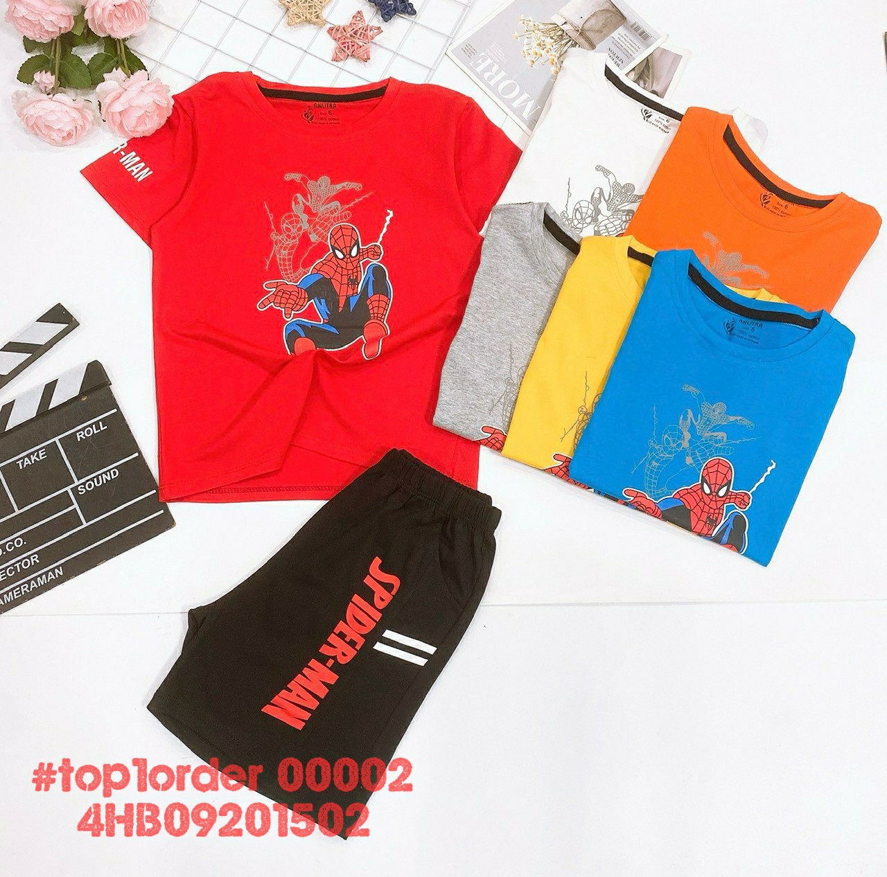 [🆕🇻🇳] Top1Order_Sỉ_Vkids 🛒 ❤️️⭐️ Buôn_sỉ_HN Bộ bé trai, cotton, cộc tay, quần phối sọc, in hình siêu nhân, size 2t-9t – top1order_00004_4HV09201502_sg1
Chào Sho , shares-0✔️ , likes-0❤️️ , date-2024-02-20 08:26:53🇻🇳🇻🇳🇻🇳📰🆕
