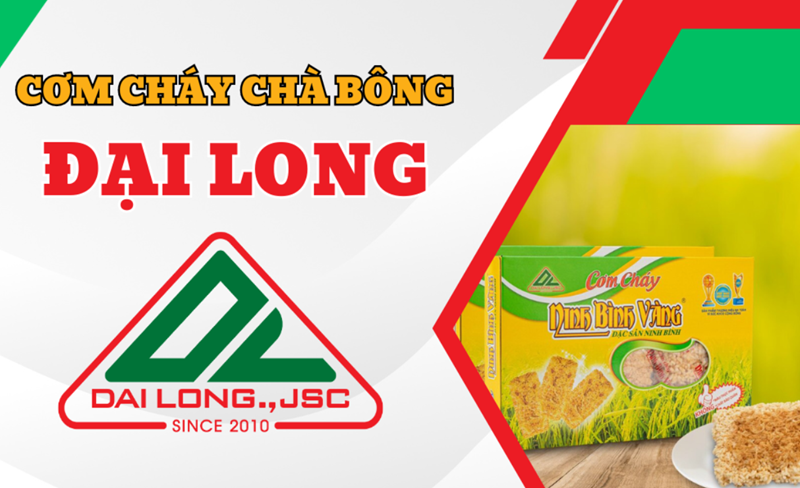 Địa chỉ mua cơm cháy ngon ở Ninh Bình. Cơm cháy Đại Long