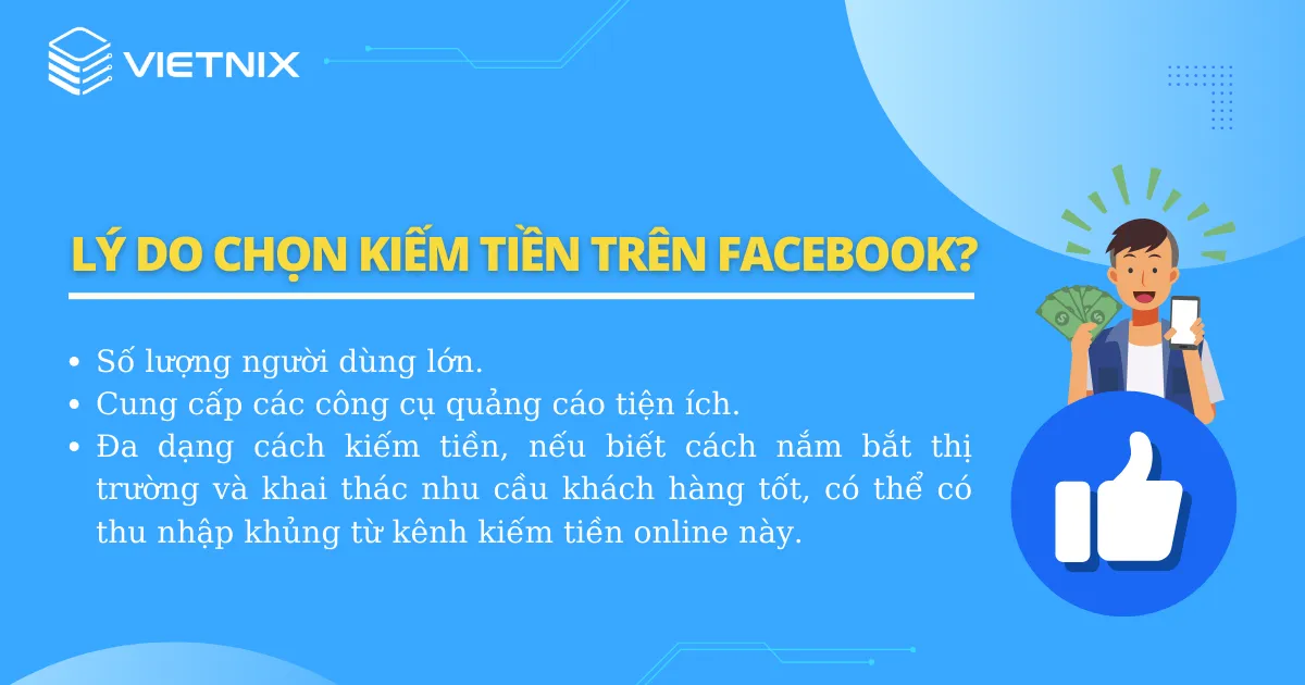 Cách kiếm tiền trên Facebook