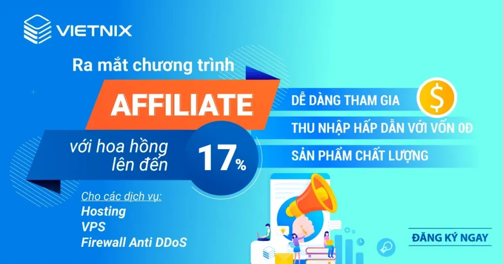 Chương trình Affiliate tại Vietnix