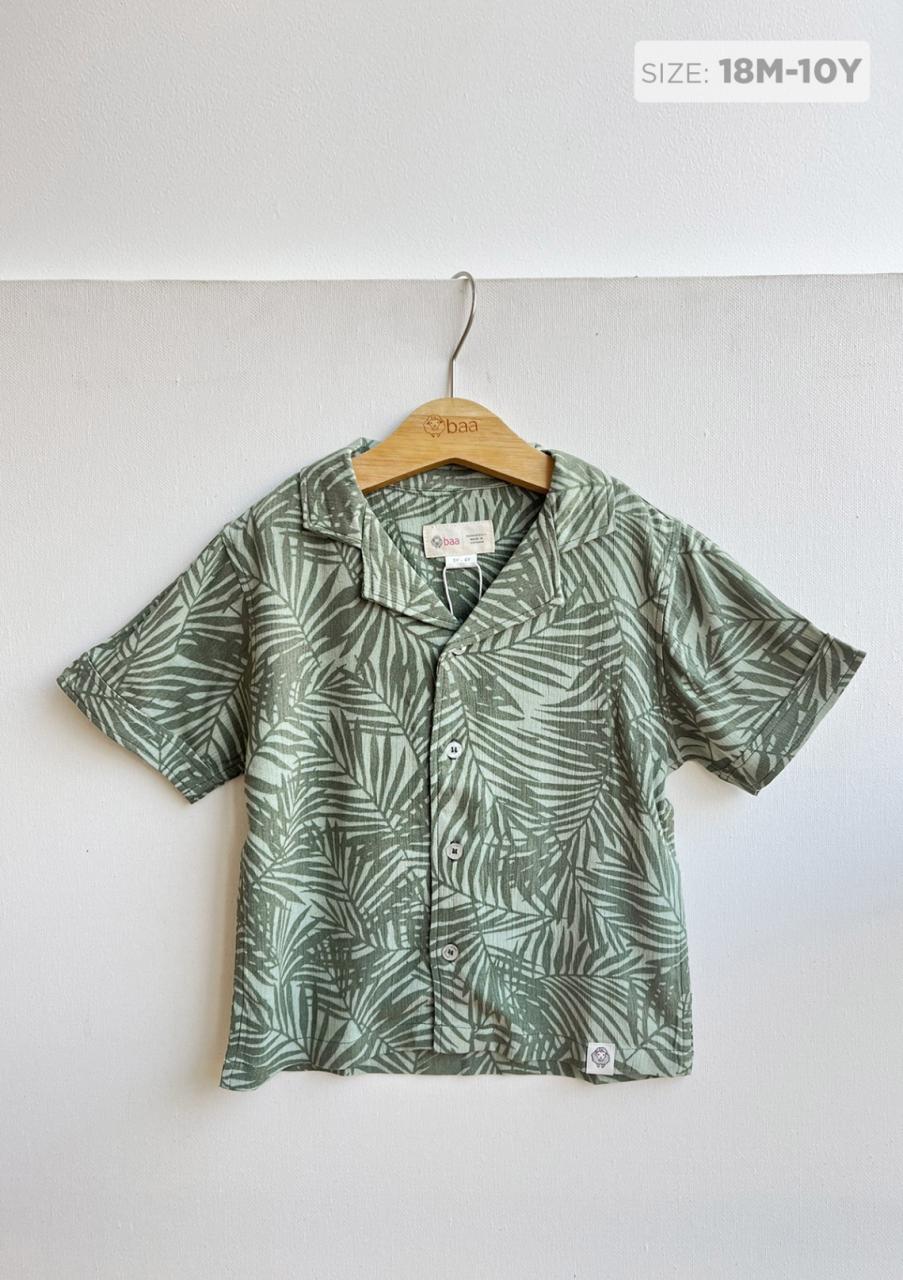 [🛒🇻🇳]Áo Sơ Mi Pyjamas Bé Trai Xanh Rêu Lá Nhiệt Đới – , SKU – – baababy.com.vn 🇻🇳🛒Top1Shop🛒 🇻🇳Top1Vietnam🇻🇳 🛍🛒🇻🇳
