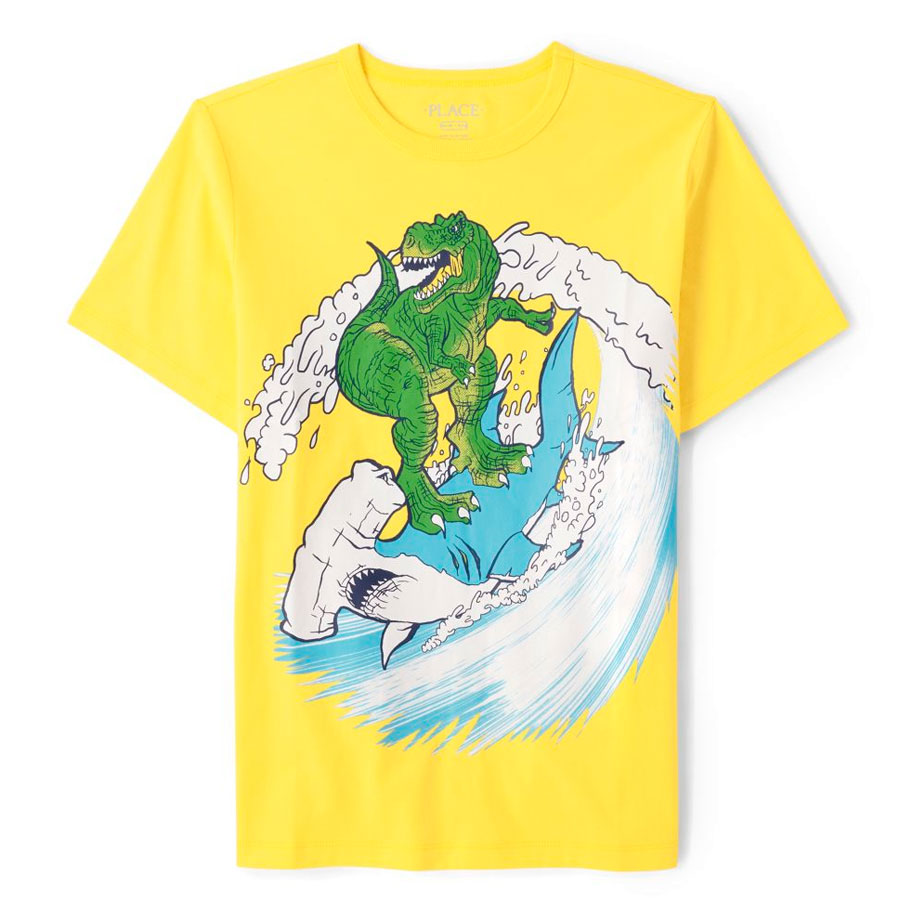 [🛒🇻🇳][18kg-65kg] Áo thun bé trai vải thun cotton hàng VN xuất xịn cho bé màu vàng khủng long – The Childrens Place , SKU – AN501-57 – besanhdieu.com 🇻🇳🛒Top1Shop🛒 🇻🇳Top1Vietnam🇻🇳 🛍🛒🇻🇳