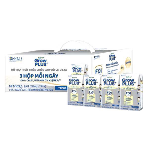 [🛒🇻🇳]Thùng thực phẩm bổ sung sữa dinh dưỡng pha sẵn GrowPLUS+ (Bạc), 4x110ml (trên 1 tuổi) – GrowPLUS+ Height Boosting , SKU – 7176000000002 – concung.com 🇻🇳🛒Top1Shop🛒 🇻🇳Top1Vietnam🇻🇳 🛍🛒🇻🇳
