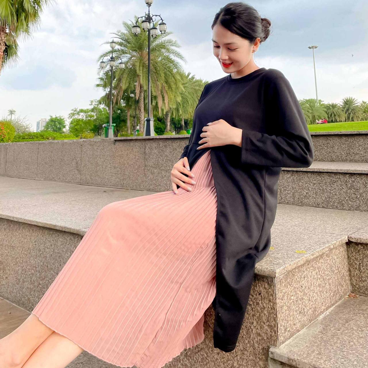 [🛒🇻🇳](SALE) Đầm bầu dài xẻ tà xếp ly Hinata DB022 – Hinata , SKU – – hinata-vn.com 🇻🇳🛒Top1Shop🛒 🇻🇳Top1Vietnam🇻🇳 🛍🛒🇻🇳