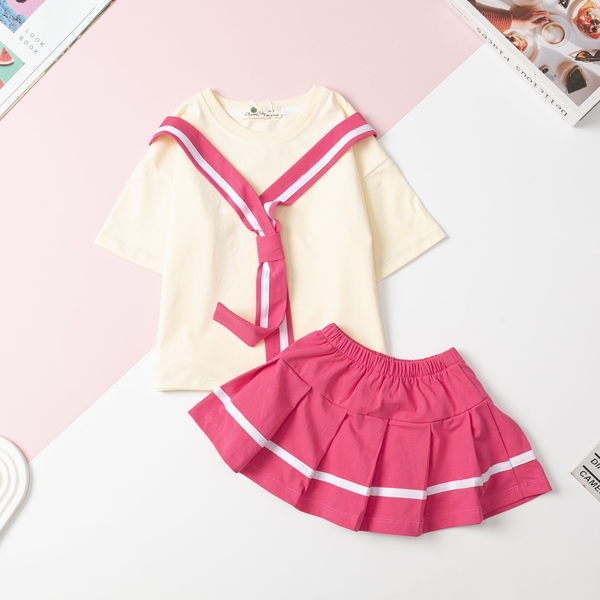 [🛒🇻🇳]Bộ Bé gái ngắn tay cà vạt kèm chân váy size 2/10 tuổi – facebook , SKU – PVN35735 – litibaby.com 🇻🇳🛒Top1Shop🛒 🇻🇳Top1Vietnam🇻🇳 🛍🛒🇻🇳