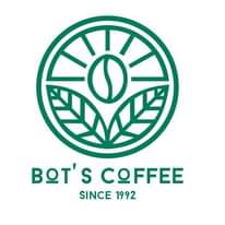 Có thể là hình ảnh về cốc cà phê và văn bản cho biết 'BOT's COFFEE SINCE 1992'