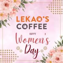 Có thể là hình ảnh về cốc cà phê và văn bản cho biết 'LEKAO'S COFFEE women's HAPPY Day'