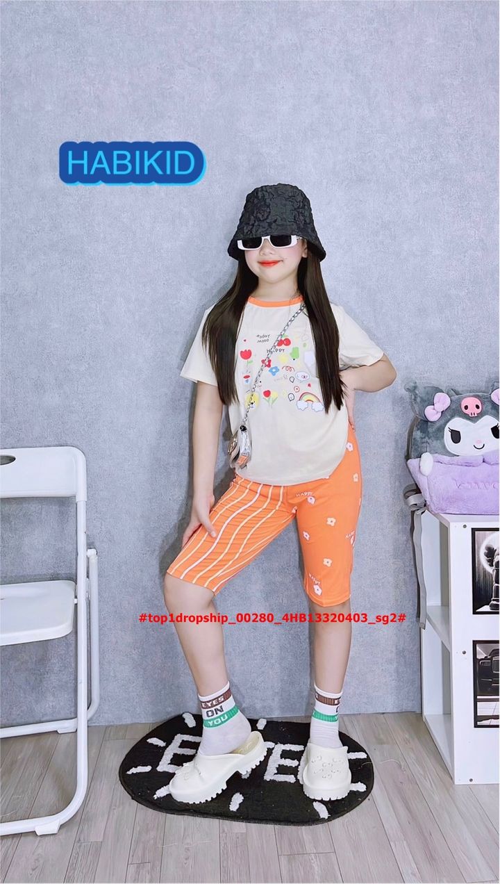 [🆕🇻🇳] Phân Phối – Bán Buôn – Bán Sỉ Vkids 😎❤️️⭐️ – ☘️Buôn_sỉ_SG☘️ Bộ bé gái, viền cổ, chất thun cototn 4c, hình in sắc nét, m …