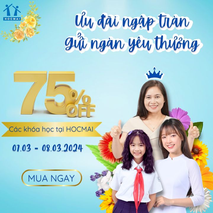[👨‍🎓🇻🇳] Hocmai.vn Tiểu học 👨‍🎓 Top1Learn 👩‍🎓 – 💐CHÀO MỪNG 8/3 | ƯU ĐÃI NGẬP TRÀN – GỬI NGÀN YÊU THƯƠNG💝💞 8/3 là dịp …