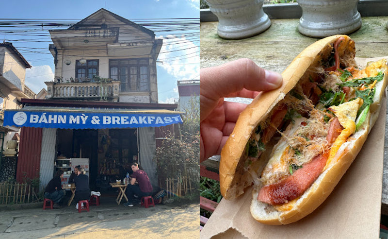 Sapa có quán ăn sáng nào ngon? Địa điểm ăn sáng ngon bổ rẻ ở Sapa. Bánh mì Breakfast