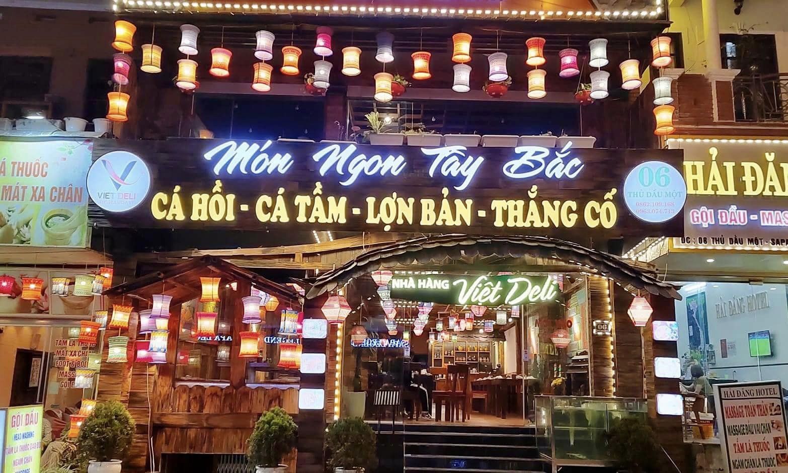 Ăn thắng cố ở đâu Sapa? Nhà hàng Viet Deli