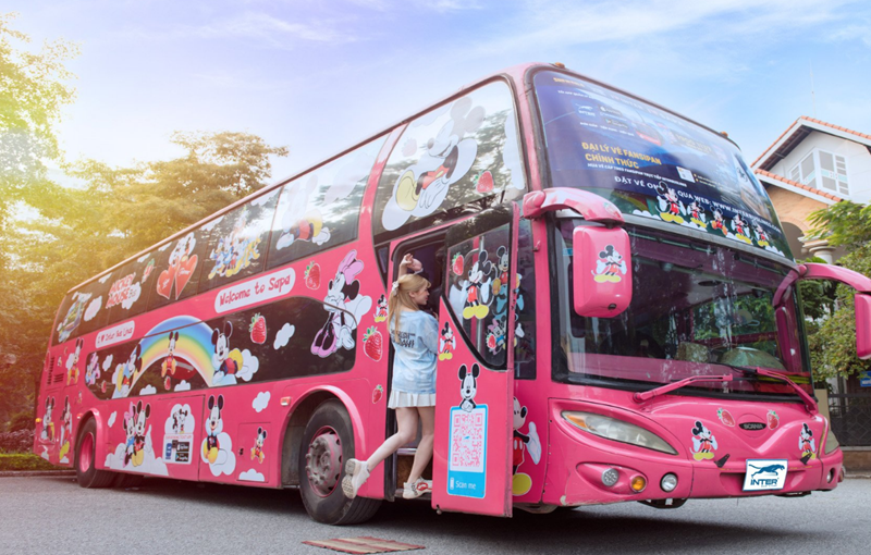 Xe canbin đôi Hà Nội Sapa của Inter Bus Lines