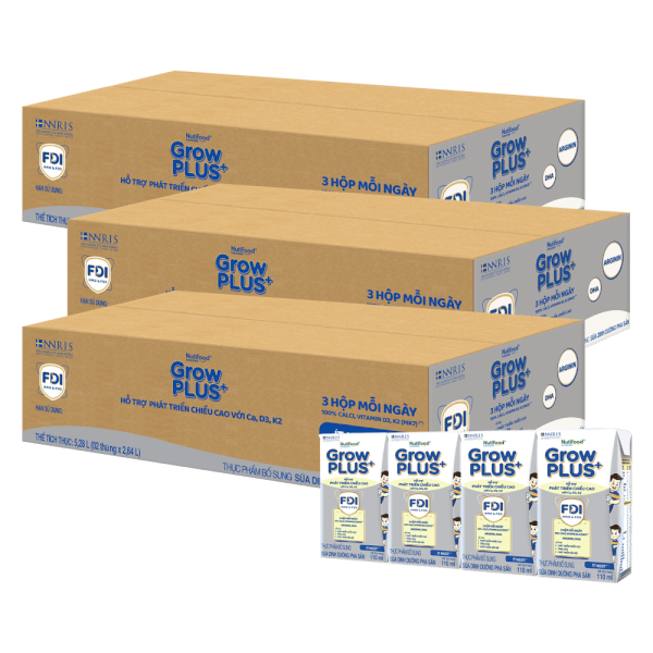 [🛒🇻🇳]Combo 3 thùng thực phẩm bổ sung sữa dinh dưỡng pha sẵn GrowPLUS+ (Bạc), 4x110ml (trên 1 tuổi) – GrowPLUS+ Height Boosting , SKU – 7176000000002 – concung.com 🇻🇳🛒Top1Shop🛒 🇻🇳Top1Vietnam🇻🇳 🛍🛒🇻🇳
