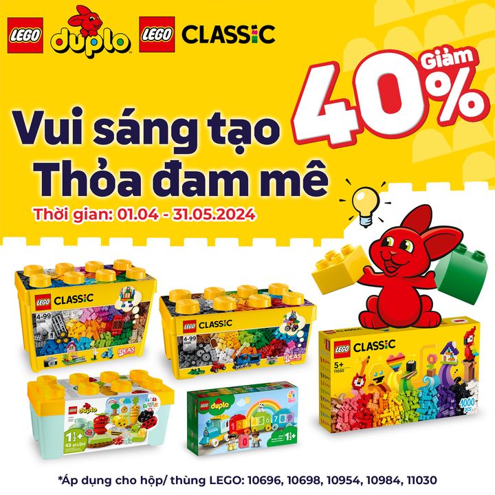 [🧸️🇻🇳] Mykingdom – Đồ Chơi Chính Hãng – An Toàn Cho Bé – Giá Tốt Cho Mẹ 🛴Top1Toys 🧸️ – 🌟🎉 [LEGO BUCKET 2024] VUI SÁNG TẠO THỎA ĐAM MÊ ! 🌟🎁🔥 𝗪𝗢𝗔𝗛! C …