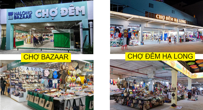 So Sánh chợ đêm Hạ Long Marine và chợ đêm Hạ Long BAZAAR