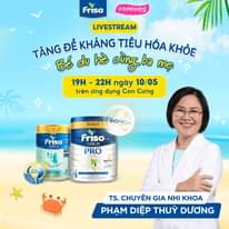 [🆕🇻🇳]  Con Cưng – Mang đến những sản phẩm tốt nhất cho trẻ em Việt Nam 😎❤️️⭐️ [10/5] TĂNG ĐỀ KHÁNG TỰ NHIÊN – #FRISO CÙNG BA MẸ VÀ BÉ DU HÈ THỎA CHÍ
Duy nhất trong 𝗟𝗶𝘃𝗲𝘀𝘁𝗿𝗲𝗮𝗺 trò chuyện cùng chuyên gia Nhi Phạm Diệp Thùy Dương về các , shares-0✔️ , likes-8❤️️ , date-2024-05-09 14:00:12🇻🇳🇻🇳🇻🇳📰🆕