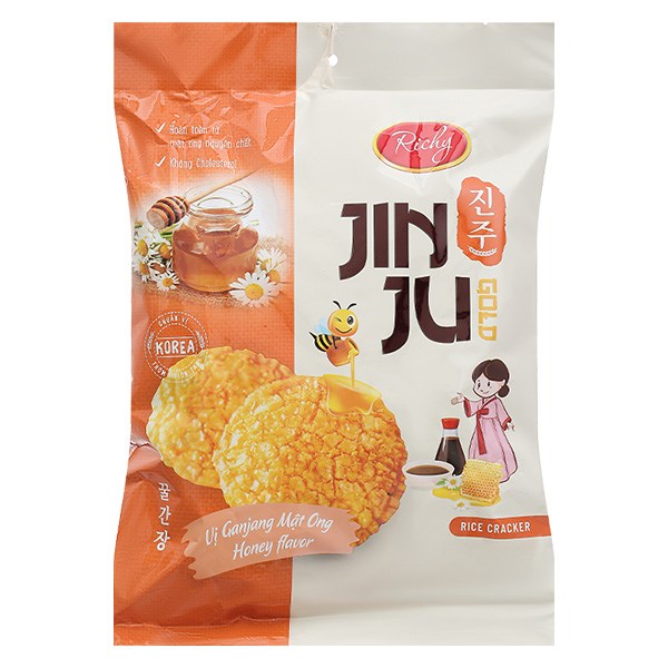 [🛒🇻🇳]Bánh gạo Richy Jinju Gold vị Ganjang mật ong gói 100g (từ 1 tuổi) – Richy , SKU – 161259 – avakids.com 🇻🇳🛒Top1Shop🛒 🇻🇳Top1Vietnam🇻🇳 🛍🛒🇻🇳