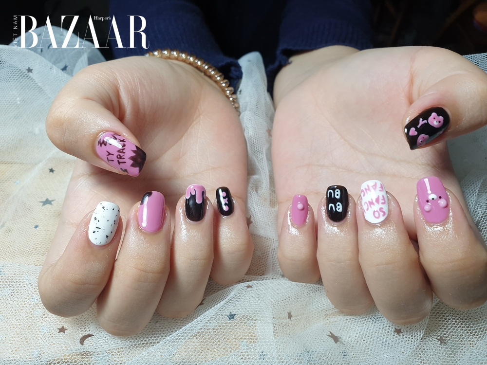 Những mẫu nail đẹp đơn giản vẽ hoạt hình