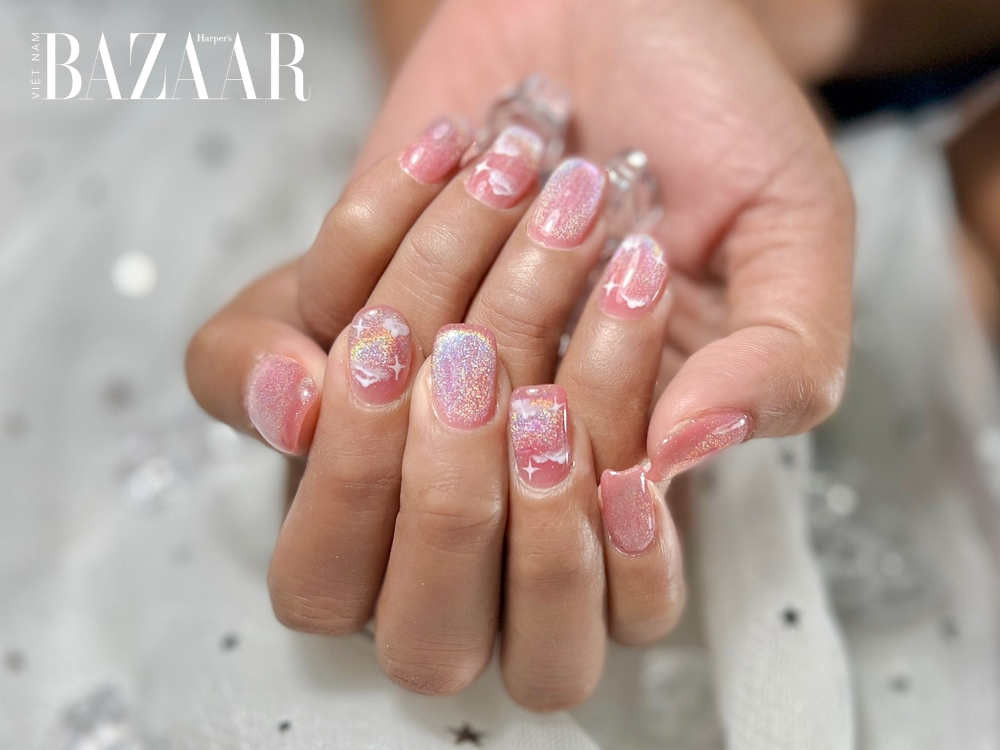 Mẫu nail đẹp có sơn gel