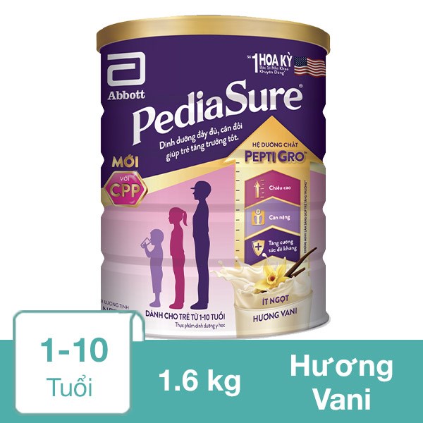 [🛒🇻🇳]Sữa bột Abbott PediaSure BA hương vani 1.6 kg (1 – 10 tuổi) – PediaSure , SKU – 76701 – avakids.com 🇻🇳🛒Top1Shop🛒 🇻🇳Top1Vietnam🇻🇳 🛍🛒🇻🇳