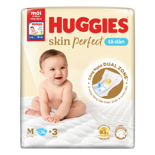 [🛒🇻🇳]Tã dán cực đại Huggies Skin Perfect (M, 6-11kg, 76 miếng) – Huggies Skin Perfect , SKU – 2264000000005 – concung.com 🇻🇳🛒Top1Shop🛒 🇻🇳Top1Vietnam🇻🇳 🛍🛒🇻🇳