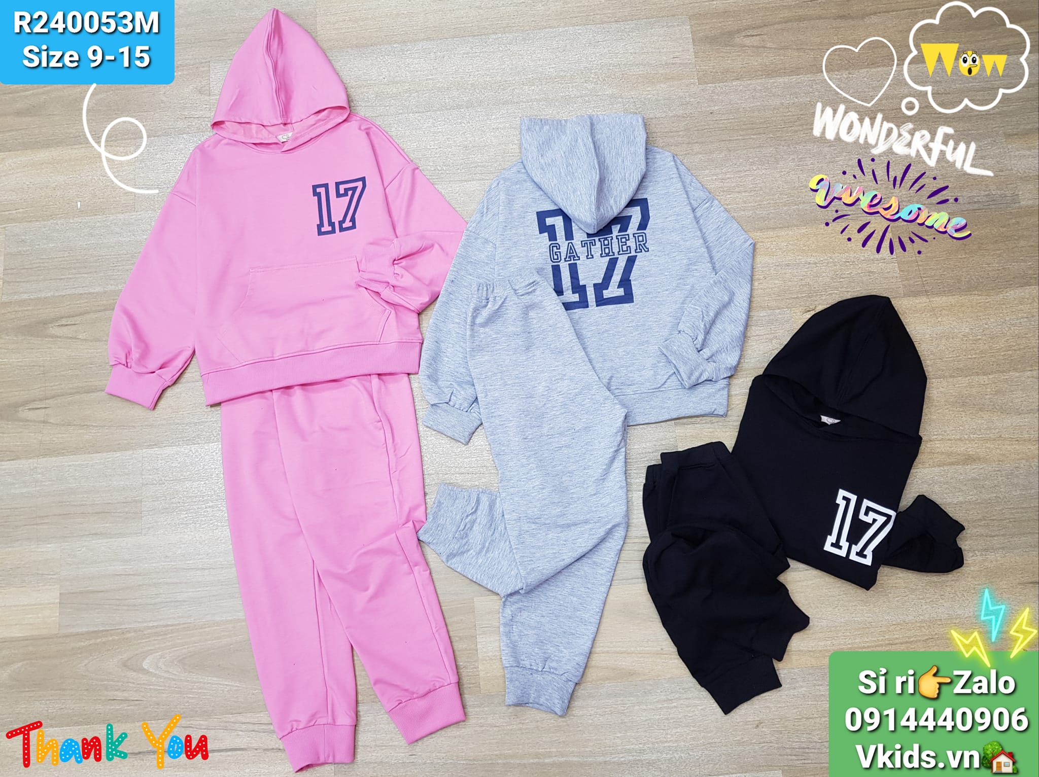 [🆕🇻🇳] Top1Order_Sỉ_Vkids 🛒 ❤️️⭐️ R240054M- Bộ nỉ da cá bo gấu có mũ in chữ, hiệu Chucan, size 9-15/R7
HOTT CHÀO THU SANG
Sỉ ri 195k
𝑻𝒖𝒚𝒆̣̂𝒕 𝒏𝒉𝒂̂́𝒕 𝒕𝒓𝒂̂̀𝒏 gi𝒂𝒏 𝒍𝒂 , shares-0✔️ , likes-0❤️️ , date-2022-07-14 08:58:15🇻🇳🇻🇳🇻🇳📰🆕