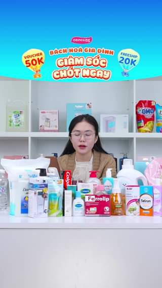 [🆕🇻🇳]  Con Cưng – Mang đến những sản phẩm tốt nhất cho trẻ em Việt Nam 😎❤️️⭐️ [14/5] BÁCH HÓA GIA ĐÌNH – GIẢM SỐC CHỐT NGAY
Duy nhất trong 𝗟𝗶𝘃𝗲𝘀𝘁𝗿𝗲𝗮𝗺 giảm đến 50% hóa mỹ phẩm, đồ dùng, vitamin…  giảm thêm 50K và #FREESHIP Xem , shares-0✔️ , likes-33❤️️ , date-2024-05-14 08:04:17🇻🇳🇻🇳🇻🇳📰🆕