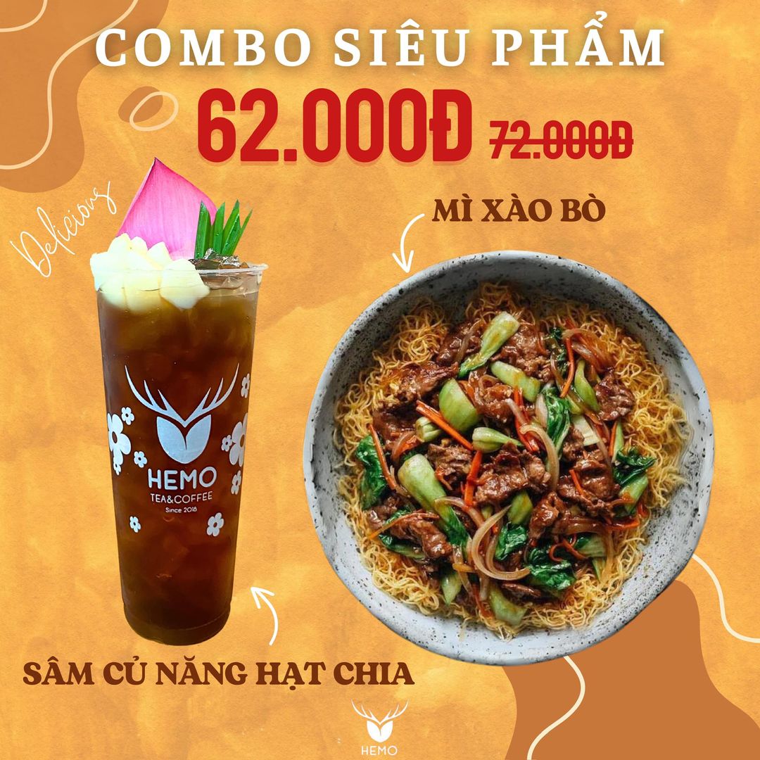 [☕️🇻🇳] Hemo Coffee – Bến Tre 🥤 Top1Coffee ☕️  𝐒𝐢𝐞̂𝐮 𝐏𝐡𝐚̂̉𝐦 𝐊𝐞̂́𝐭 𝐇𝐨̛̣𝐩 𝐒𝐢𝐞̂𝐮 𝐏𝐡𝐚̂̉𝐦

Combo tháng 5 với sự kết hợp giữa 2 siêu phẩm “Mì xào bò” và “Sâm Củ Năng Hạt Chia”. Nhà , shares-1✔️ , likes-11❤️️ , date-2024-05-05 12:00:49🇻🇳🇻🇳🇻🇳📰🆕