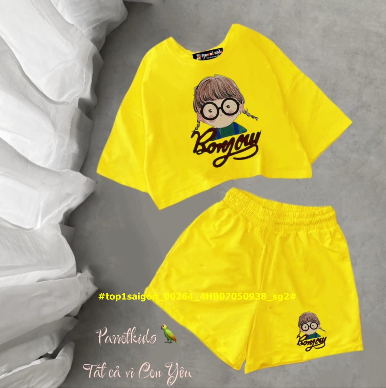 [🆕🇻🇳] Top1Order_Sỉ_Vkids 🛒 ❤️️⭐️ Buôn_sỉ_SG Set bộ croptop đùi siêu kute cho bé gái, chất thun cotton 4c, bảng màu đẹp, size to 2-14, top1saigon_00264_4HB0705093 , shares-0✔️ , likes-0❤️️ , date-2024-05-07 03:05:01🇻🇳🇻🇳🇻🇳📰🆕