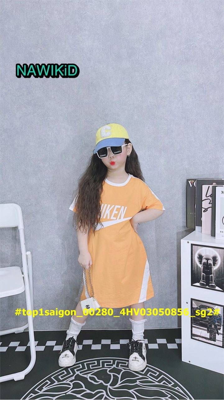 [🆕🇻🇳] Phân Phối – Bán Buôn – Bán Sỉ Vkids 😎❤️️⭐️ – ☘️Buôn_sỉ_SG☘️ Váy bé gái, thun cotton 4 chiều phối viền, may kĩ, size 3-16, t …