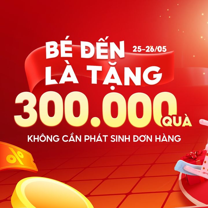 [👶🇻🇳] Con Cưng – Mang đến những sản phẩm tốt nhất cho trẻ em Việt Nam 😎❤️️⭐️ – 🎉 𝟐𝟓-𝟐𝟔/𝟓 BÉ ĐẾN LÀ TẶNG: 300.000 QUÀ TẶNG – KHÔNG CẦN PHÁT SINH Đ …