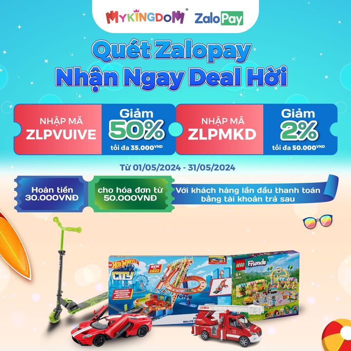 [🧸️🇻🇳] Mykingdom – Đồ Chơi Chính Hãng – An Toàn Cho Bé – Giá Tốt Cho Mẹ 🛴Top1Toys 🧸️ – 💓QUÉT ZALOPAY TƯNG BƯNG ƯU ĐÃI CHILDREN’S DAY💓Mùa Children’s Day sắp đến g …