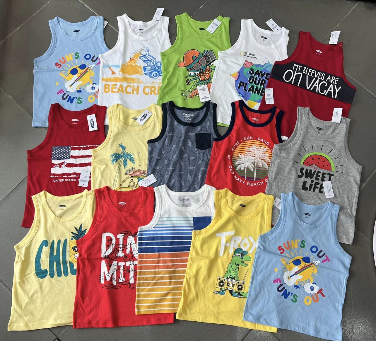 [🆕🇻🇳] Kemy Kids 😎❤️️⭐️ -Ba lỗ bé trai nhà em lúc nào cũng sẵn hàng nha!
-Size 1-6/7T
——————————-
KEMYKIDS
– Địa chỉ: 17 Ngô Thì Nhậm- Hà Đông-Hà Nội
– Liê , shares-0✔️ , likes-0❤️️ , date-2024-05-23 04:19:43🇻🇳🇻🇳🇻🇳📰🆕